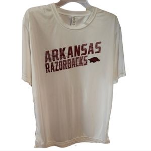 Arkansas Razorbacks AWDis Men's Large White‎ T-shirt